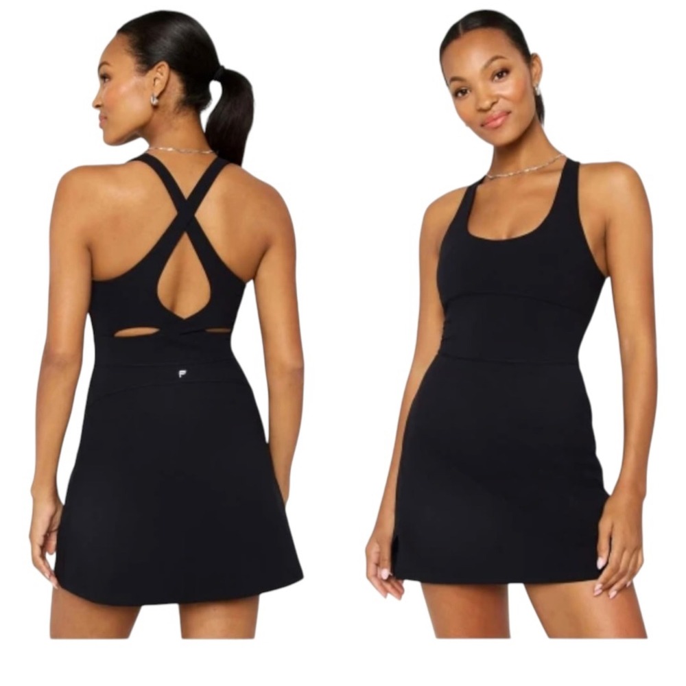 Fabletics Dress Womens L Black Define Performance Activewear Skort Pickleball